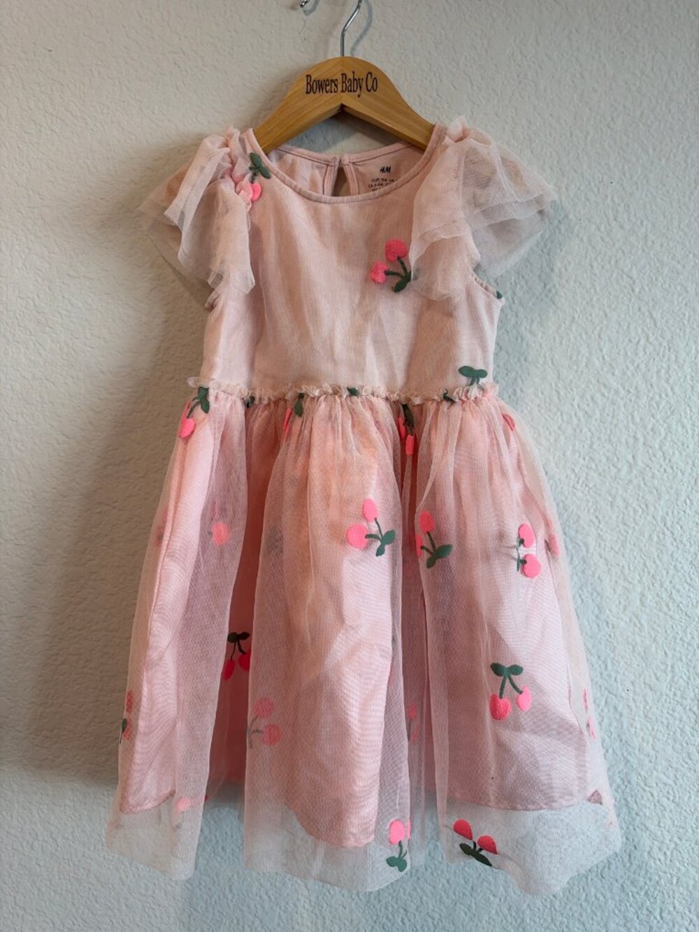 H&M Cherry Tulle Dress 4T